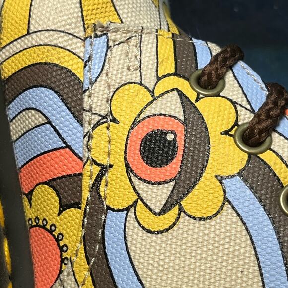 *Vegan retro floral canvas Jabon Doc Martens. Size 9 - Picture 9 of 11